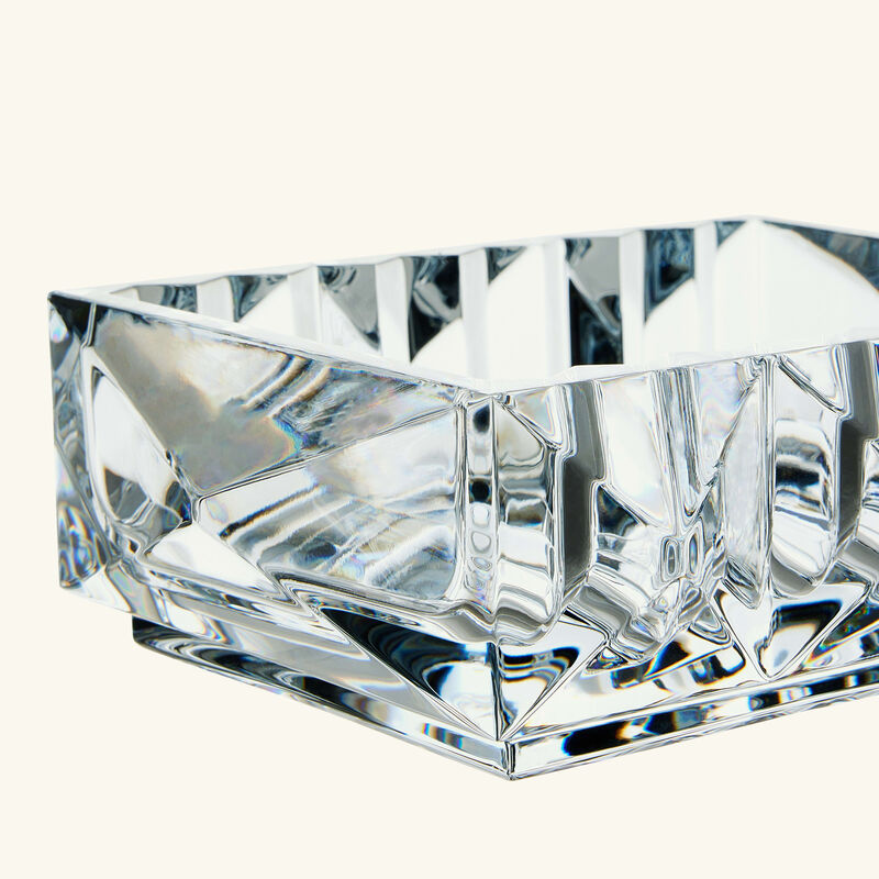 baccarat louxor tray rectangular clear