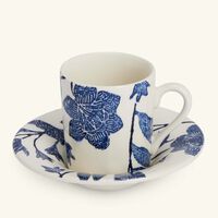 ralph lauren home garden vine coffee cup   saucer blue