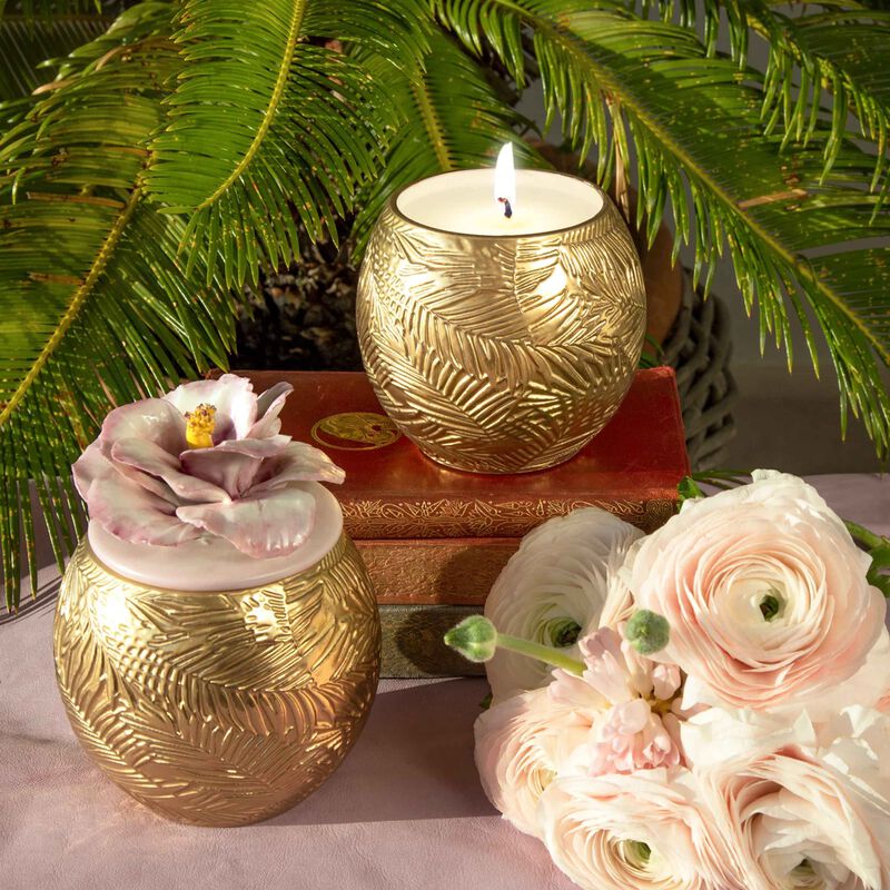 Acapulco Ibiscus Candle Gold villari acapulco ibiscus candle gold