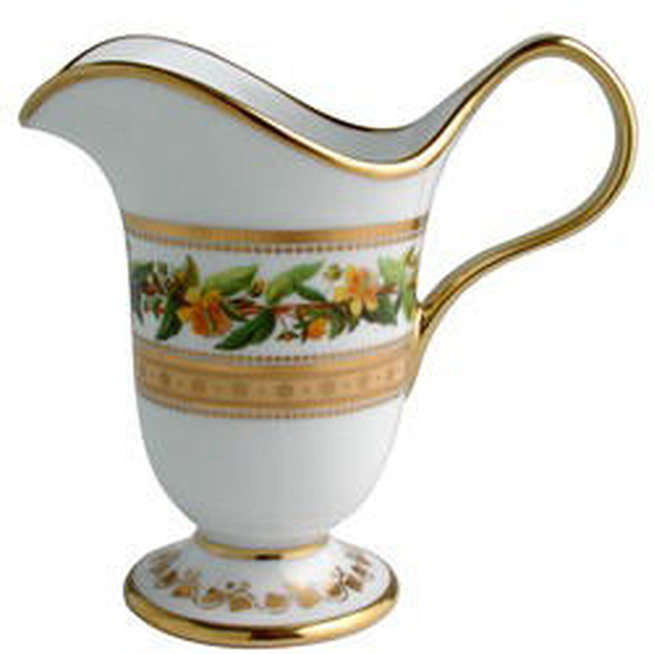 bernardaud botanique milk pitcher green