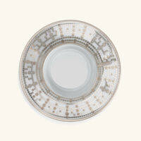 haviland tiara tea cup saucer silver set of 4
