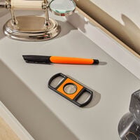 st dupont guillotine cigar cutter orange