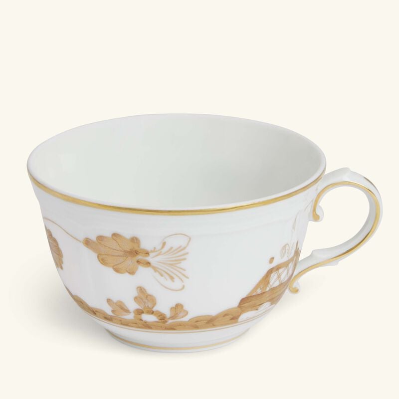 Oriente Italiano Tea Cup Gold ginori 1735 oriente italiano tea cup gold