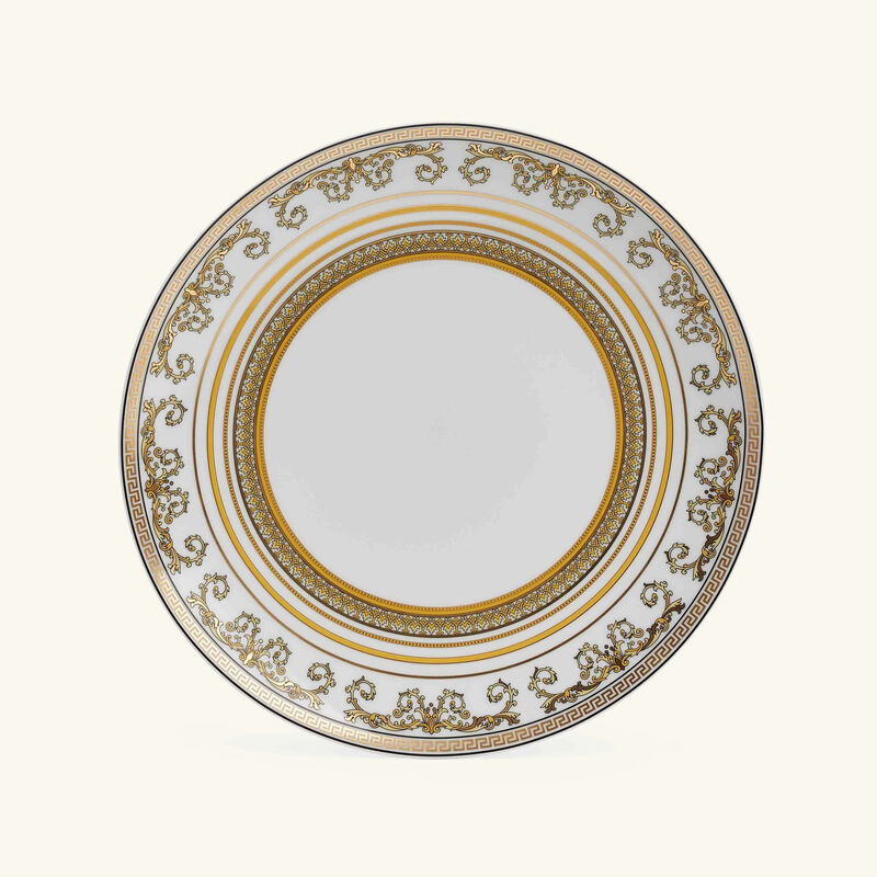versace virtus gala dinner plate round white 27cm