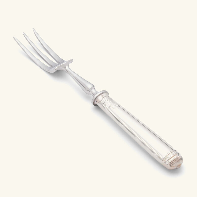 Malmaison Carving Fork Silver Plated christofle malmaison carving fork silver plated
