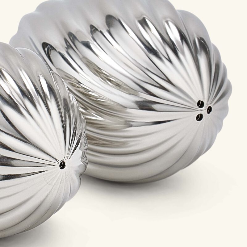 l objet ripple spice jewels salt and pepper shakers silver set of 2