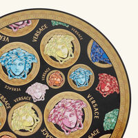 versace medusa amplified charger plate round 33cm