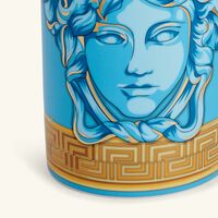 فيرساتشي مزهرية ميدوزا أمبليفايد كوين متوسطة الحجم زرقاء