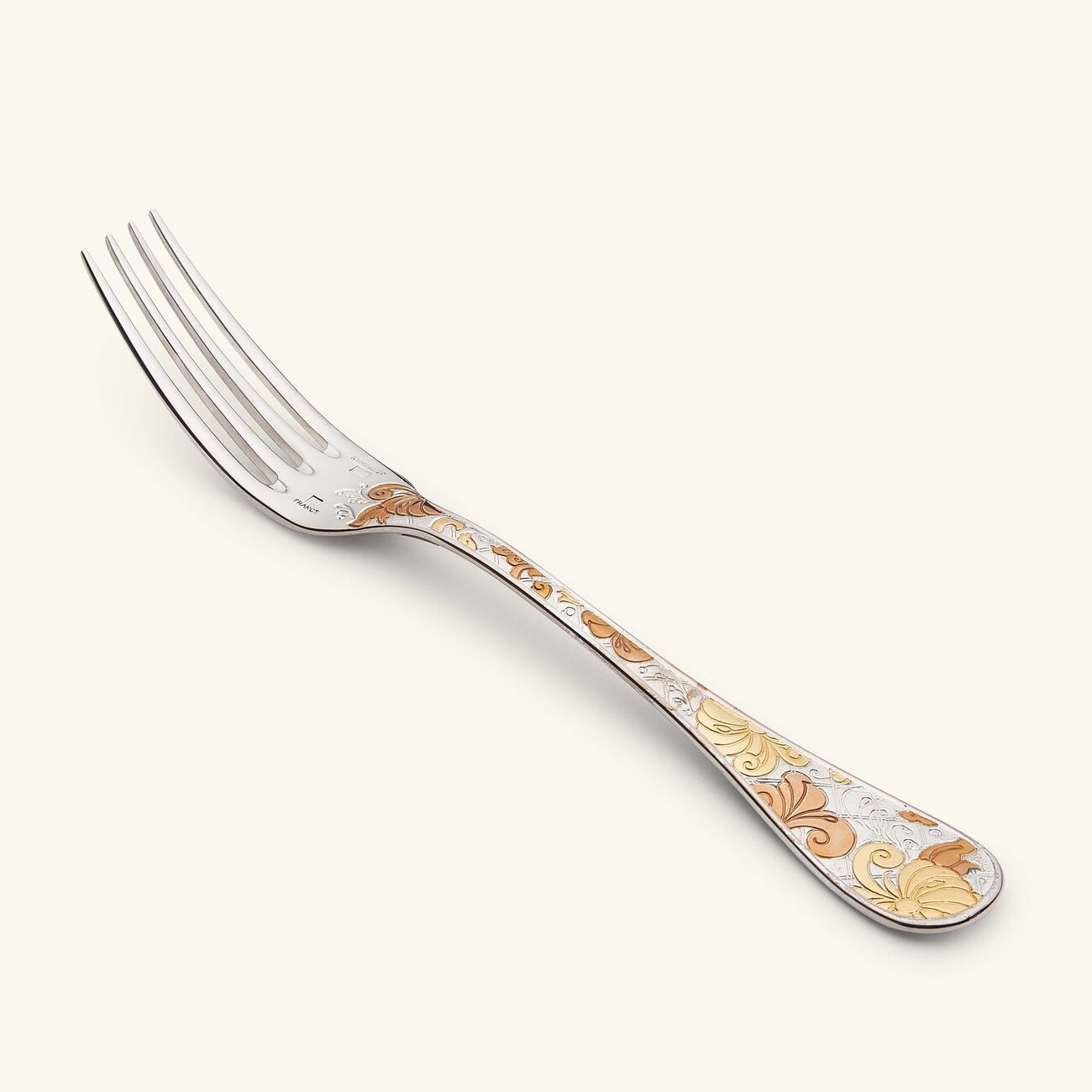 christofle jardin d eden fork gold