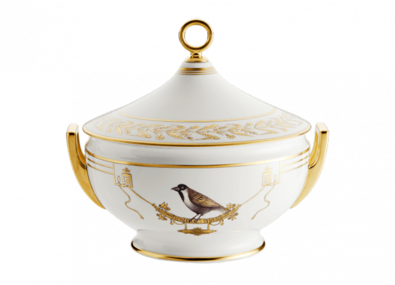 Voliere Tureen With Cover, large