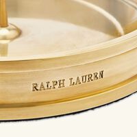 ralph lauren home modern hurricane candle holder gold