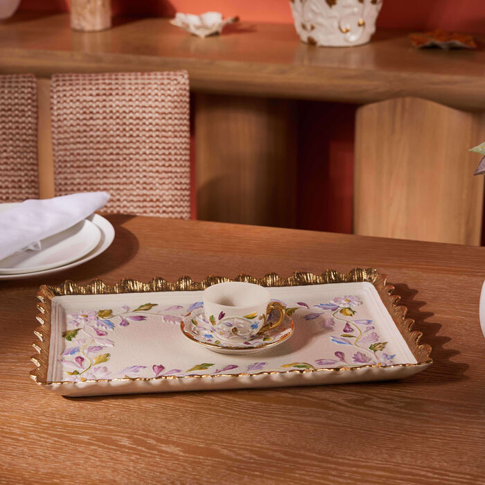 villari taormina serving tray rectangular large white