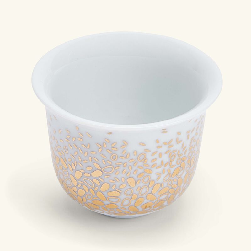 Tamrah by Razan Alazzouni Dates Spread Top Arabic Coffee Cup Gold Set of 2 silsal tamrah by razan alazzouni dates spread top arabic coffee cup gold set of 2