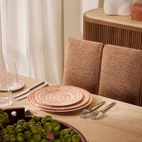 bernardaud terra rosa salad plate round orange 21cm