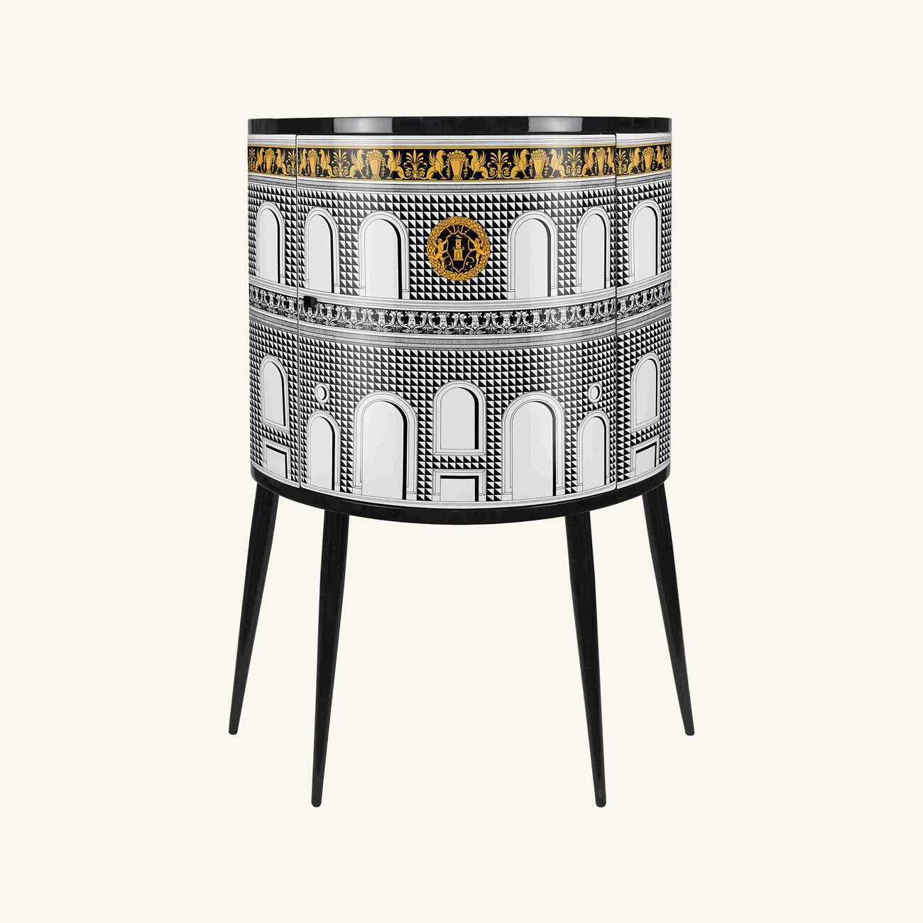 fornasetti facciata quattrocentesca console pattern