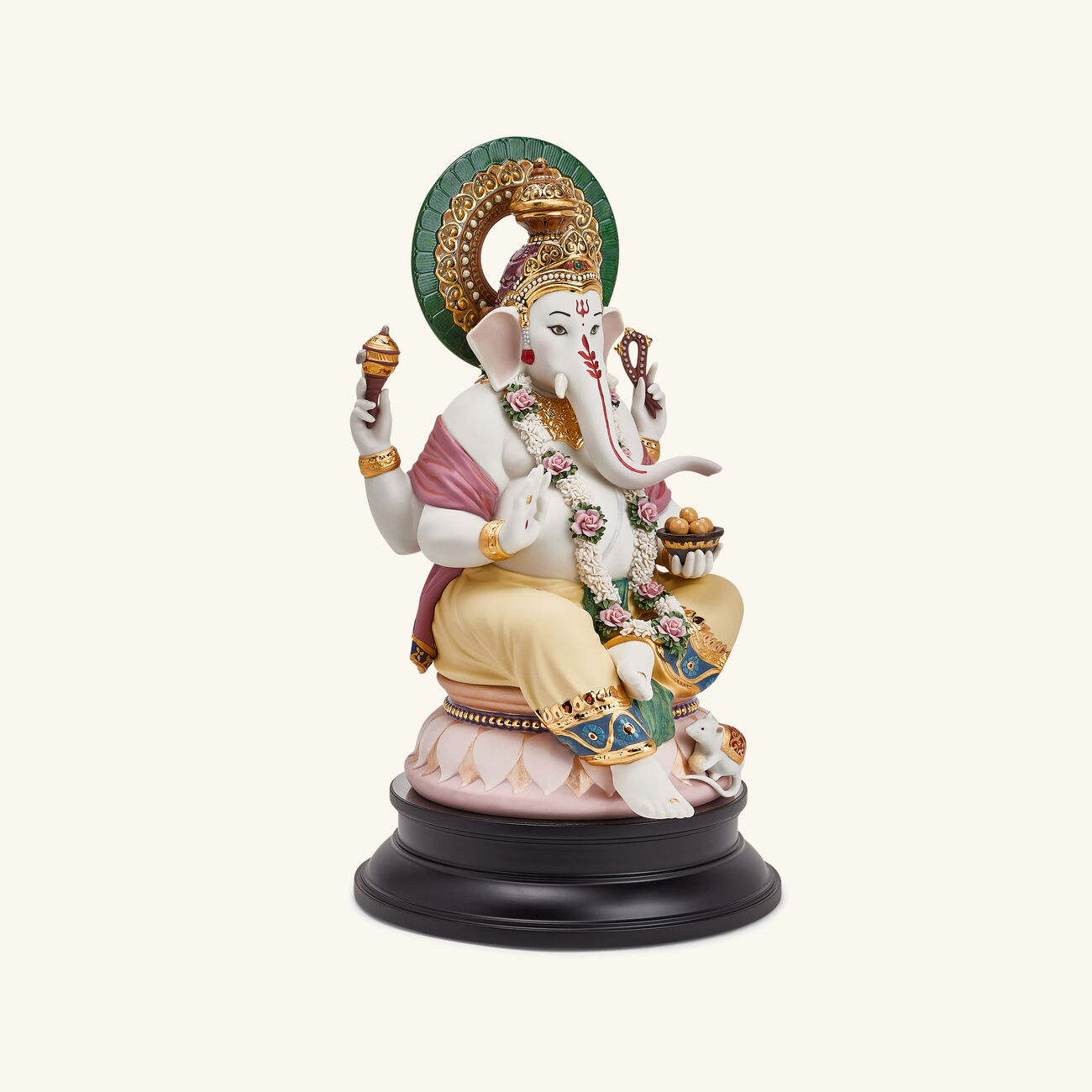 Lord Ganesha Sculpture Large Gold Limited Edition lladro lord ganesha sculpture large gold limited edition