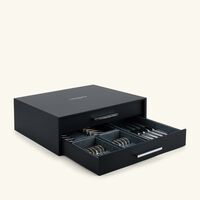 christofle fidelio flatware set with chest silver plated