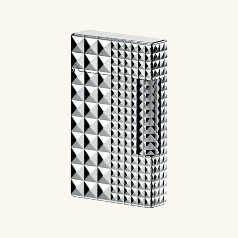 st dupont line 2 fire head palladium lighter