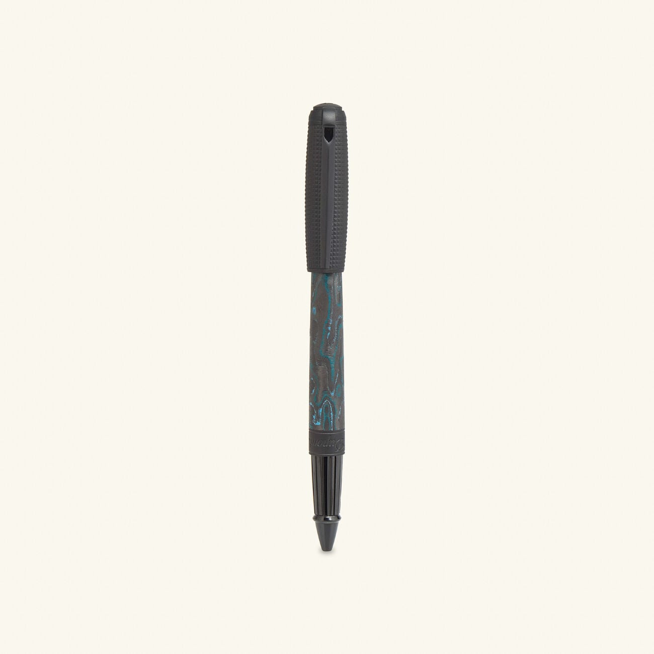 st dupont line d glacial cave rollerball pen black