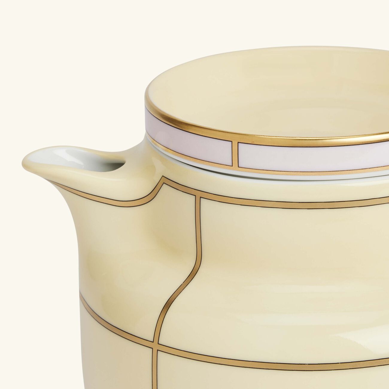 ginori 1735 diva teapot yellow