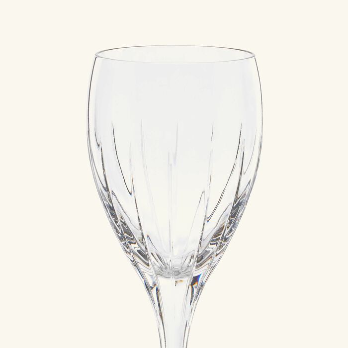 christofle iriana wine glass clear set of 2