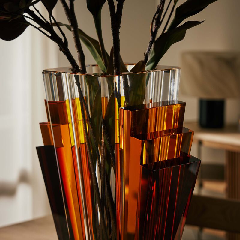 reflections copenhagen radiant crystal vase limited edition
