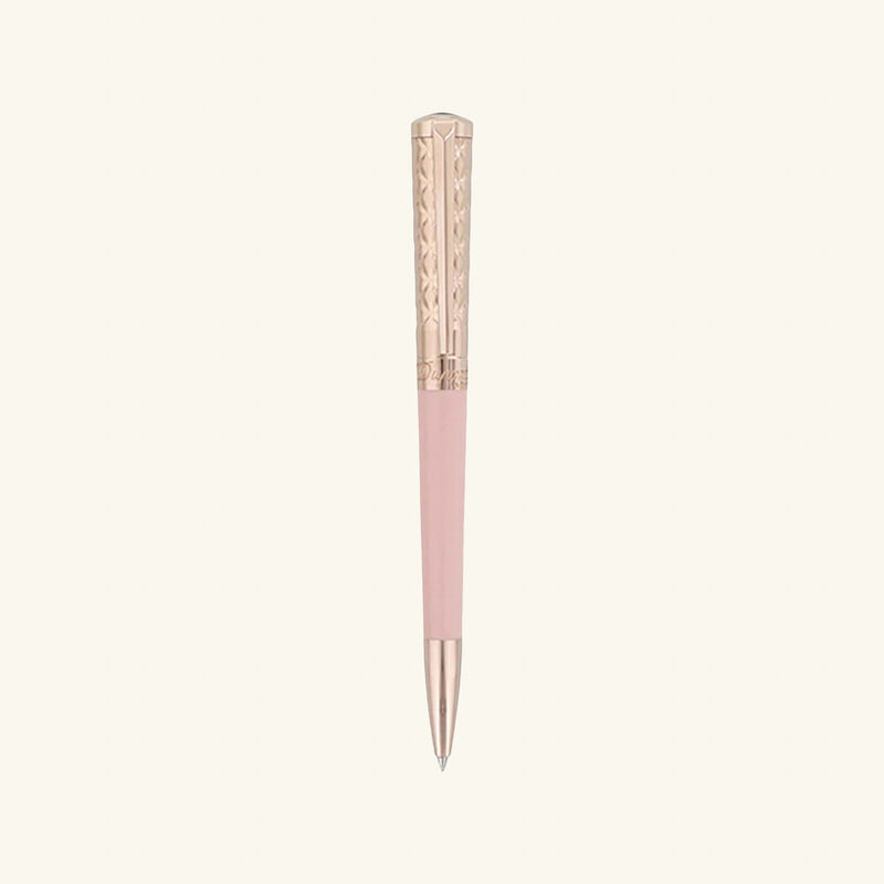 Liberte Ballpoint Pen Pink st dupont liberte ballpoint pen pink