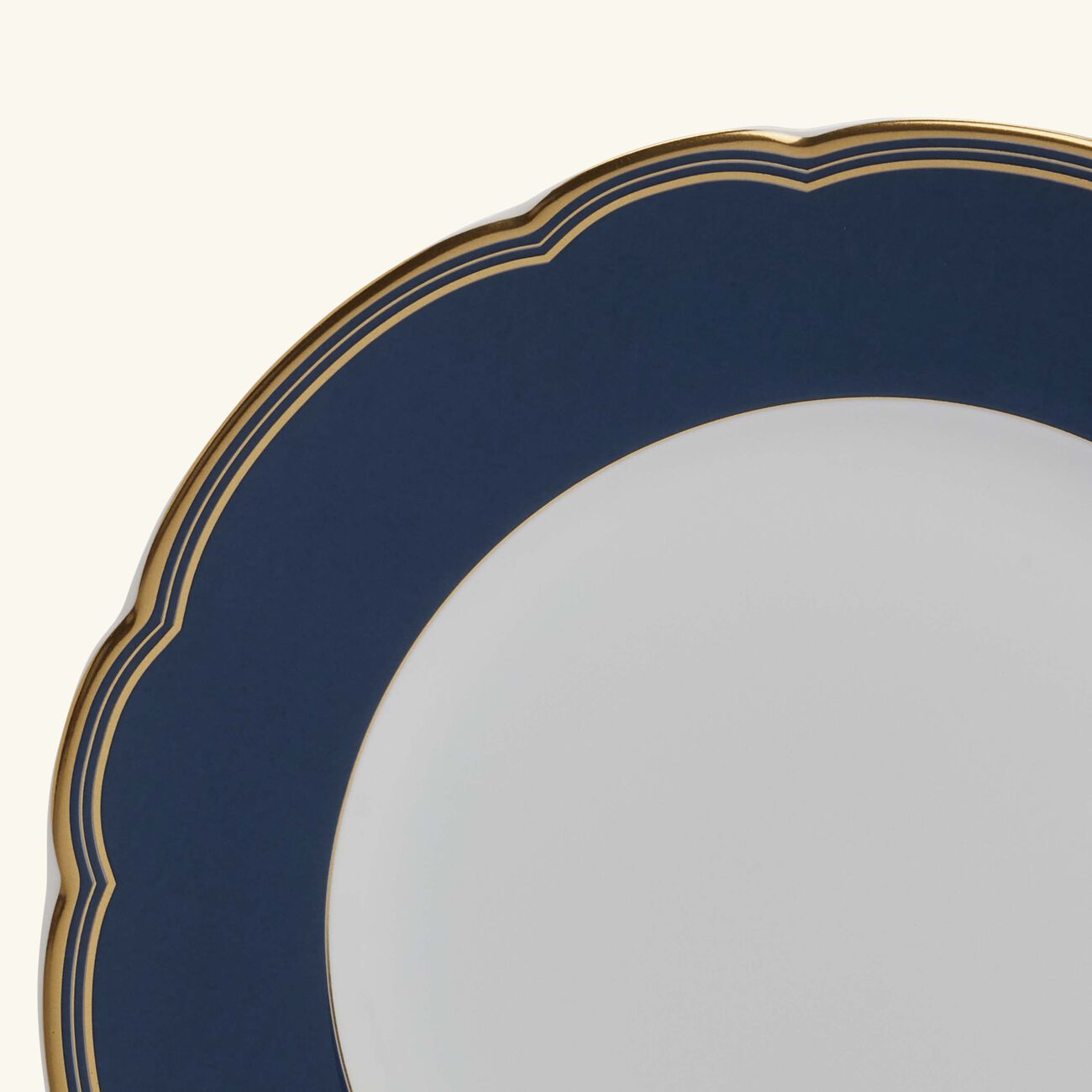 Pompadour Salad Plate Round Blue 21cm bernardaud pompadour salad plate round blue 21cm