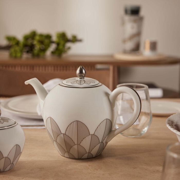 christofle malmaison imp riale teapot platinum