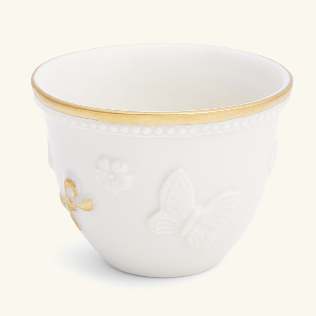 villari butterfly arabic coffee cup white
