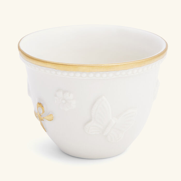villari butterfly arabic coffee cup white