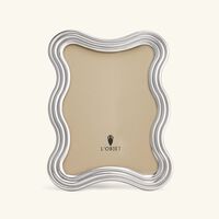 l objet ripple frame 13x 18 cm platinum