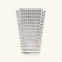 baccarat eye vase rectangular small clear