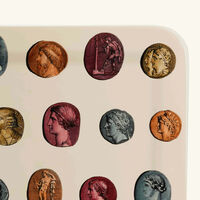 fornasetti cammei tray rectangular large pattern