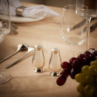 christofle albi salt pepper shakers silver plated