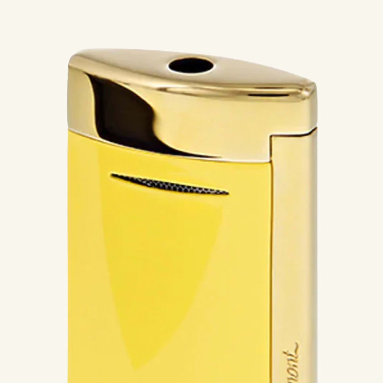 st dupont minijet lighter yellow