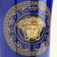 Medusa Vase Medium Blue versace medusa vase medium blue