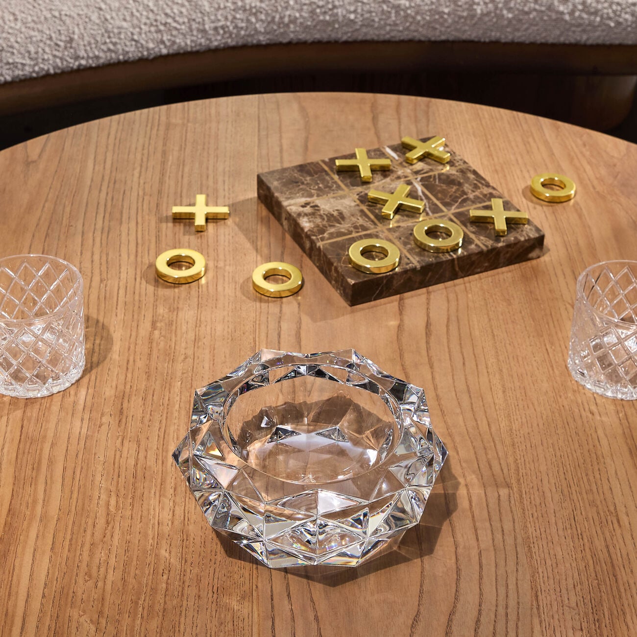 baccarat louxor cordoue ashtray medium clear