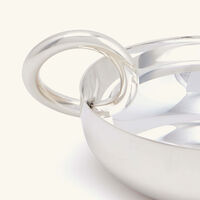 christofle vertigo serving bowl silver 12cm