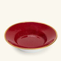 bernardaud rouge empereur tea cup   saucer red