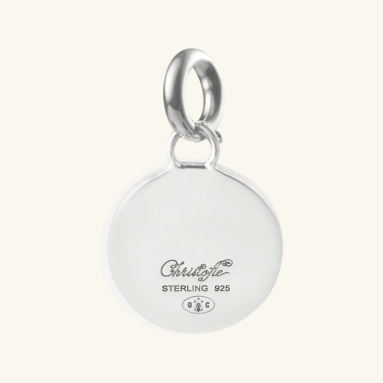 christofle chri chri albi medal sterling silver