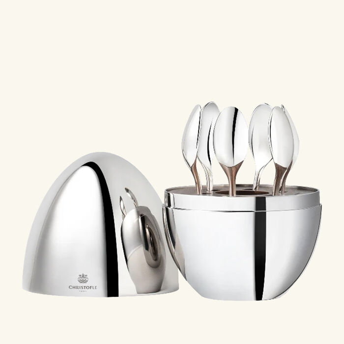 christofle mood coffee spoon silver set of 6