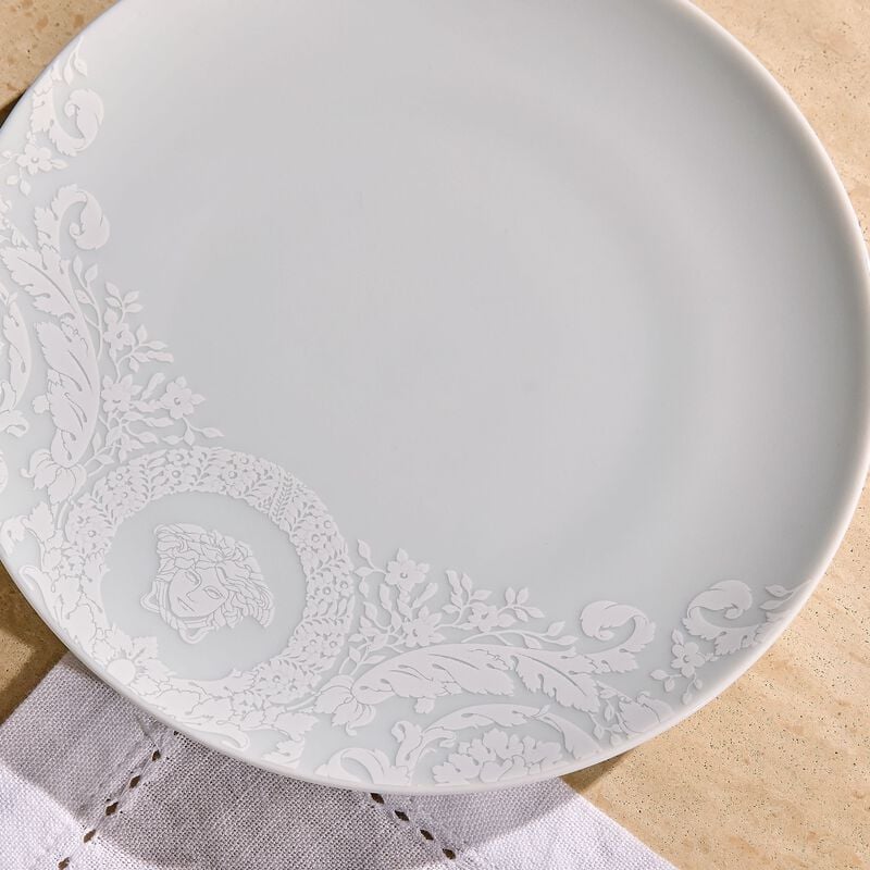 Barocco'92 Bianco Bread Plate Round White 17cm versace barocco 92 bianco bread plate round white 17cm