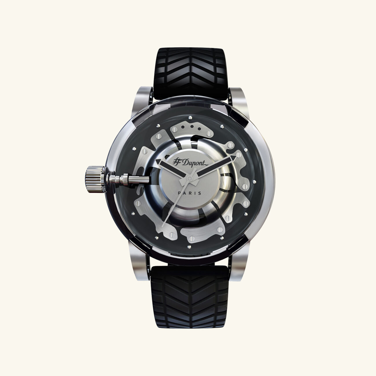 Hyperdome Watch Black st dupont hyperdome watch black