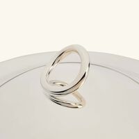 christofle vertigo cover round silver plated 25cm
