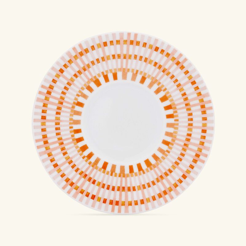 bernardaud terra rosa coffee cup saucer orange set of 2