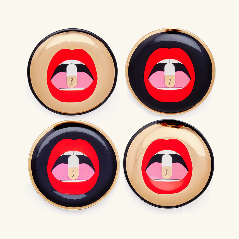 Full Dose Coaster Set Of 4 jonathan adler full dose coaster set of 4