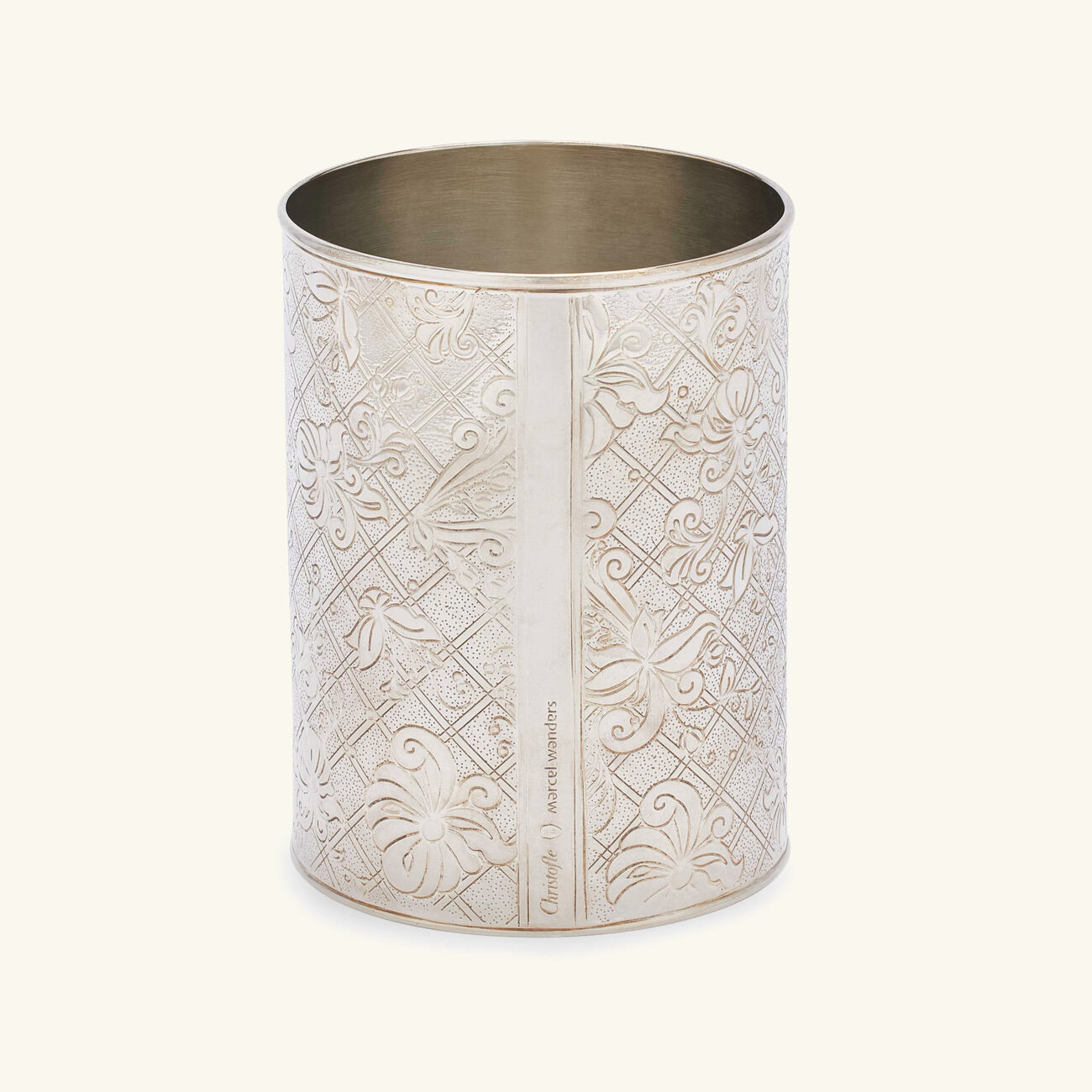 christofle jardin d eden pencil cup silver plated