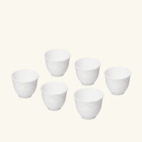 ميسوني هوم فنجان عربي زيج زاج أبيض طقم ست قطع