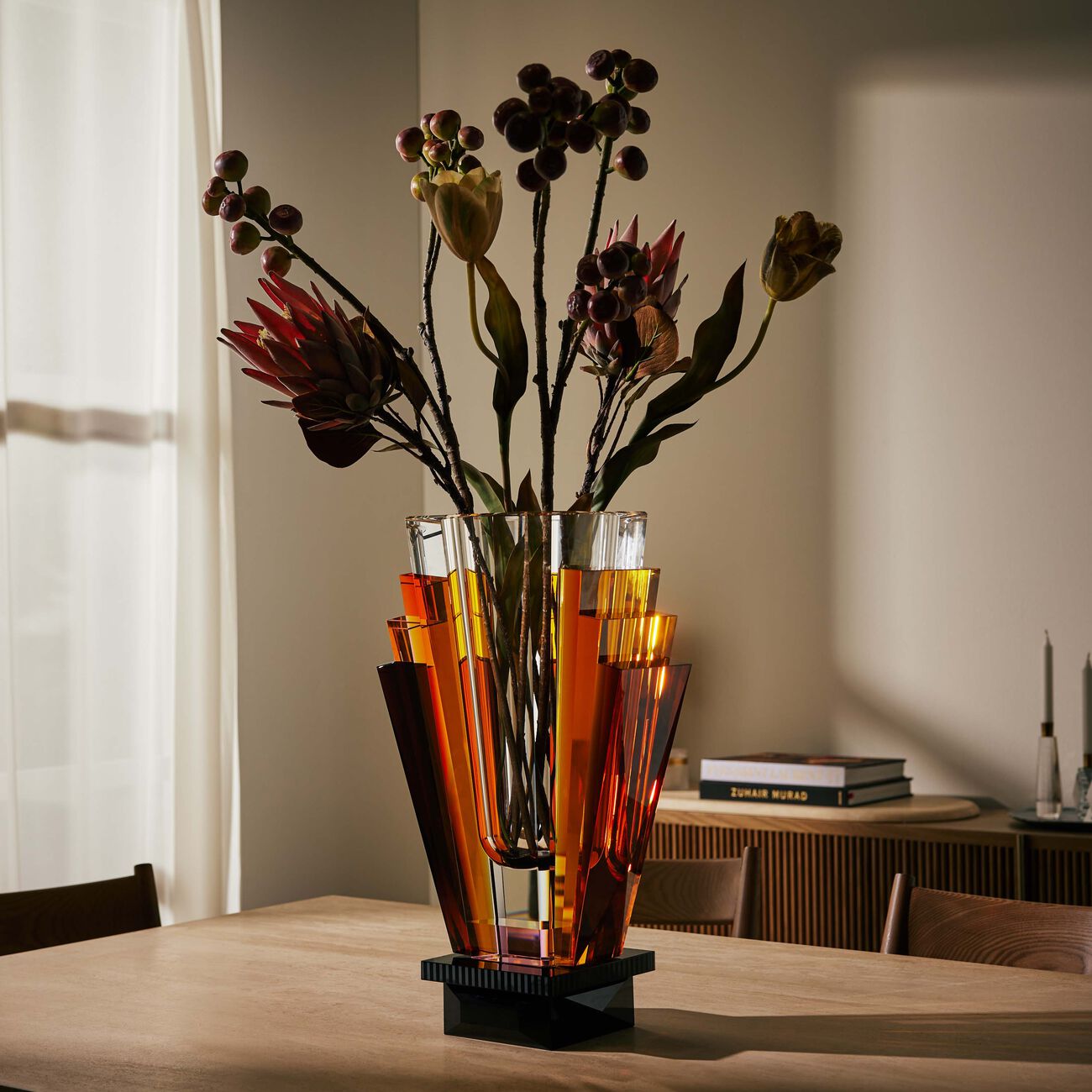 reflections copenhagen radiant crystal vase limited edition